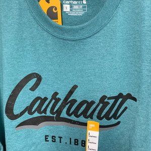 Men's "Carhartt" heavyweight LS graphic tee - NWT - L